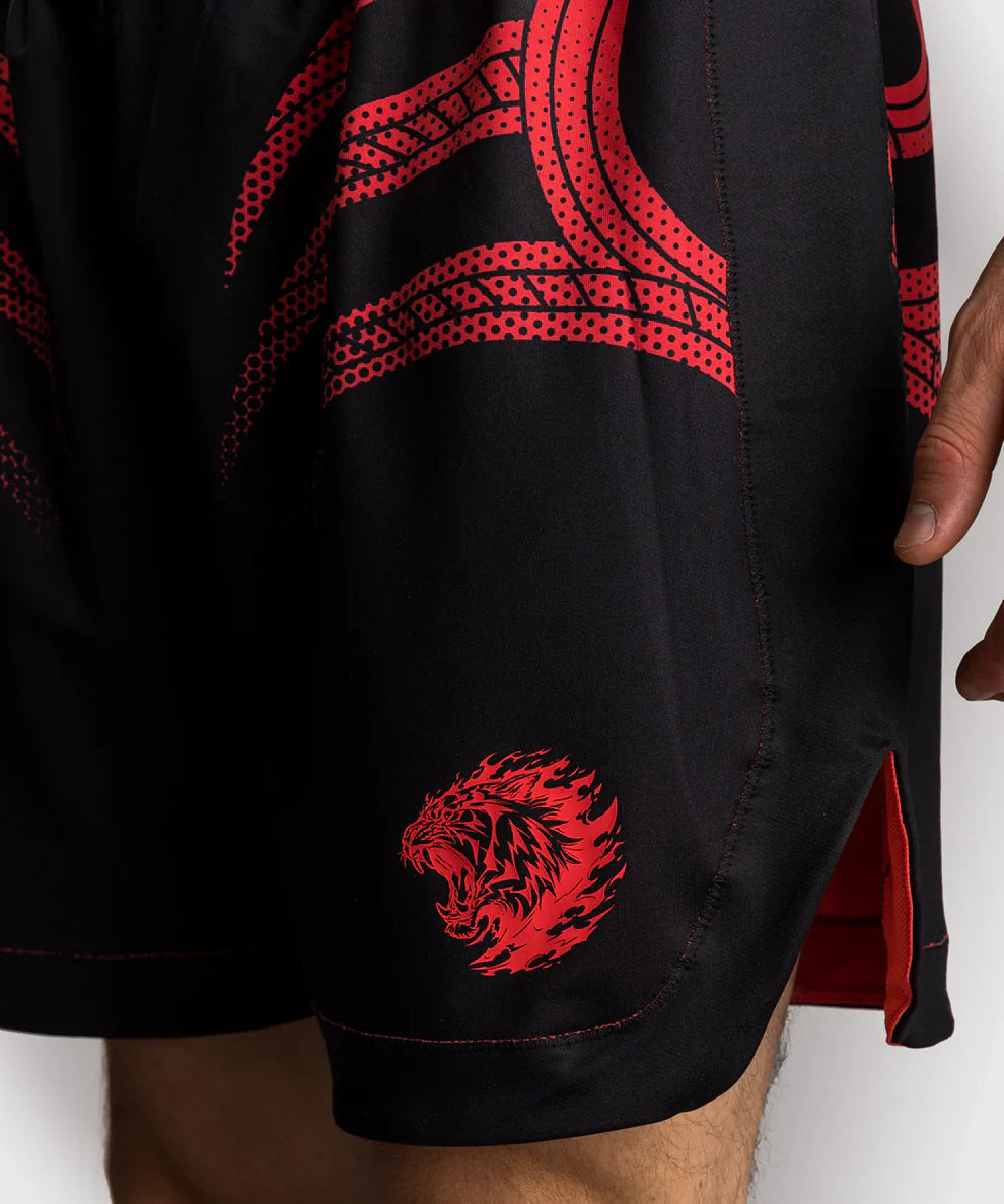 Venum x Mike Tyson Boxhosen Tiger – Schwarz/Rot