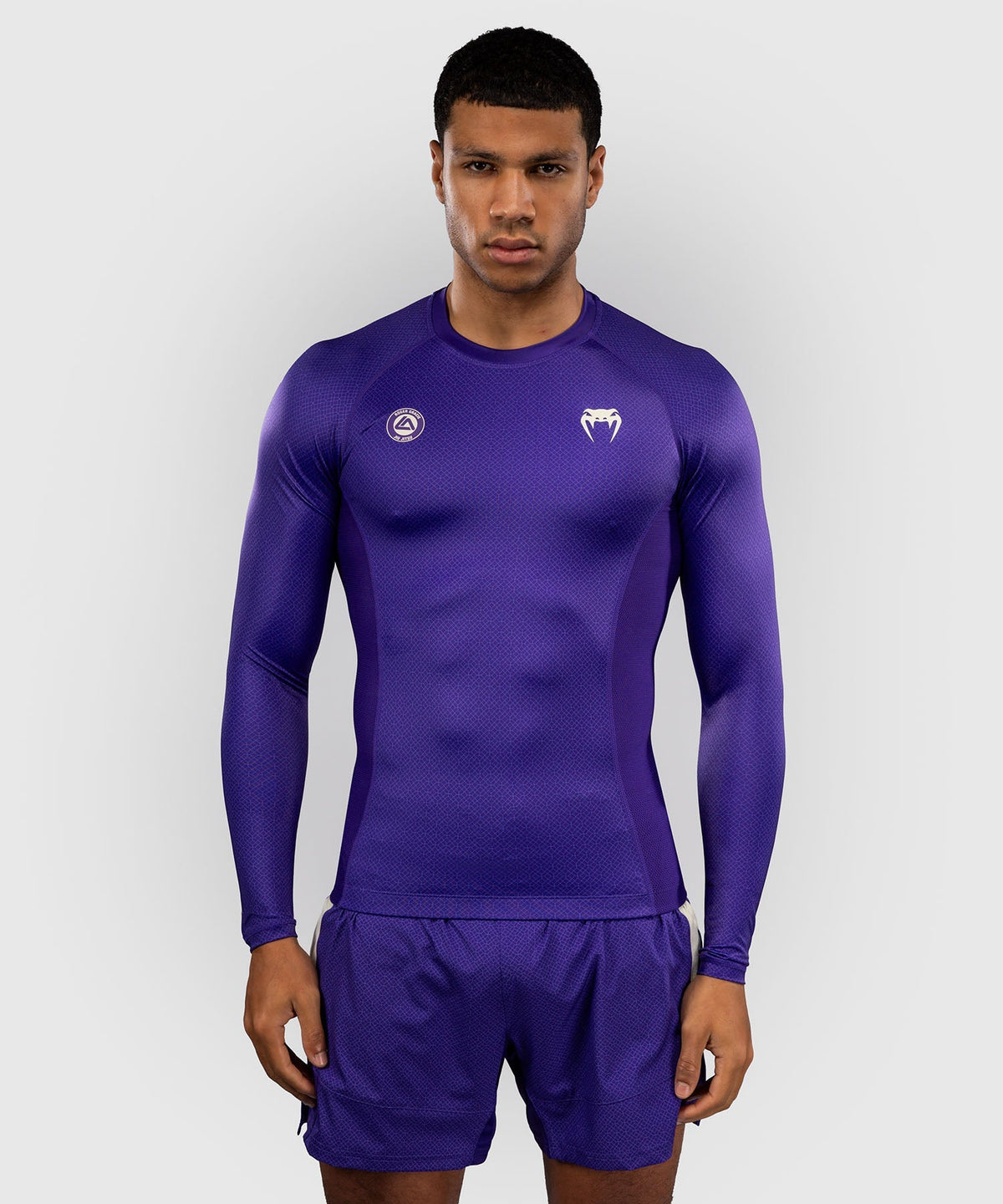 Venum Rashguard x Roger Gracie Academy Lange Ärmel - Lila