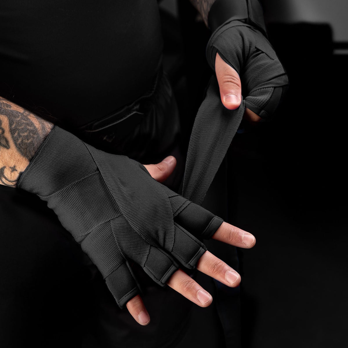 Hayabusa Handwraps Knuckle Guard - Schwarz