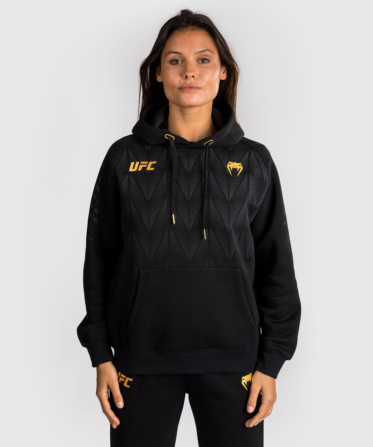 Venum UFC Hoodie Zenith Damen - Schwarz/Gold