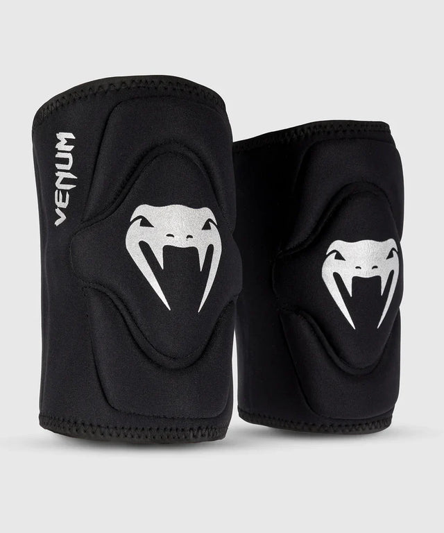 Venum Kontact Gel Knieschoner – Schwarz/Silber