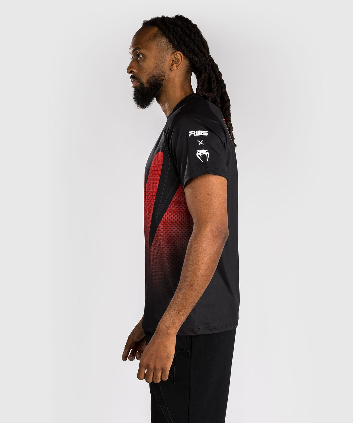 Venum x RWS 2.0 Dry-Tech T-Shirt – Schwarz/Rot