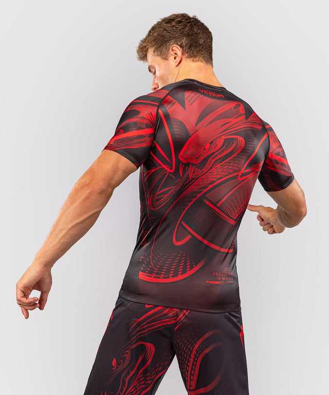 Venum Rashguard Crimson Viper 2.0 Kurzarm - Schwarz/Rot