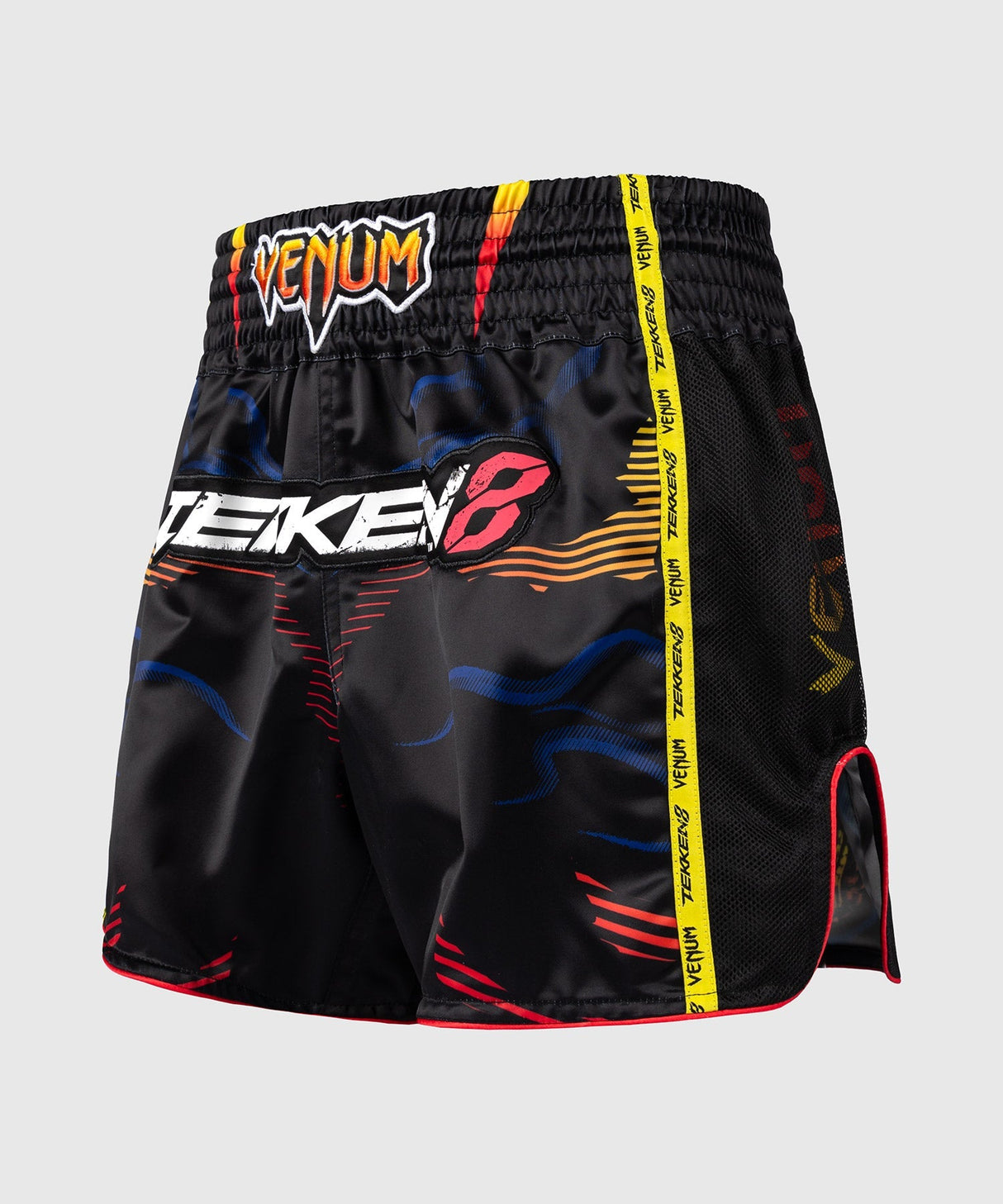 Venum Muay Thai Short TEKKEN 8 Yoshimitsu - Schwarz/Orange - Foto 2