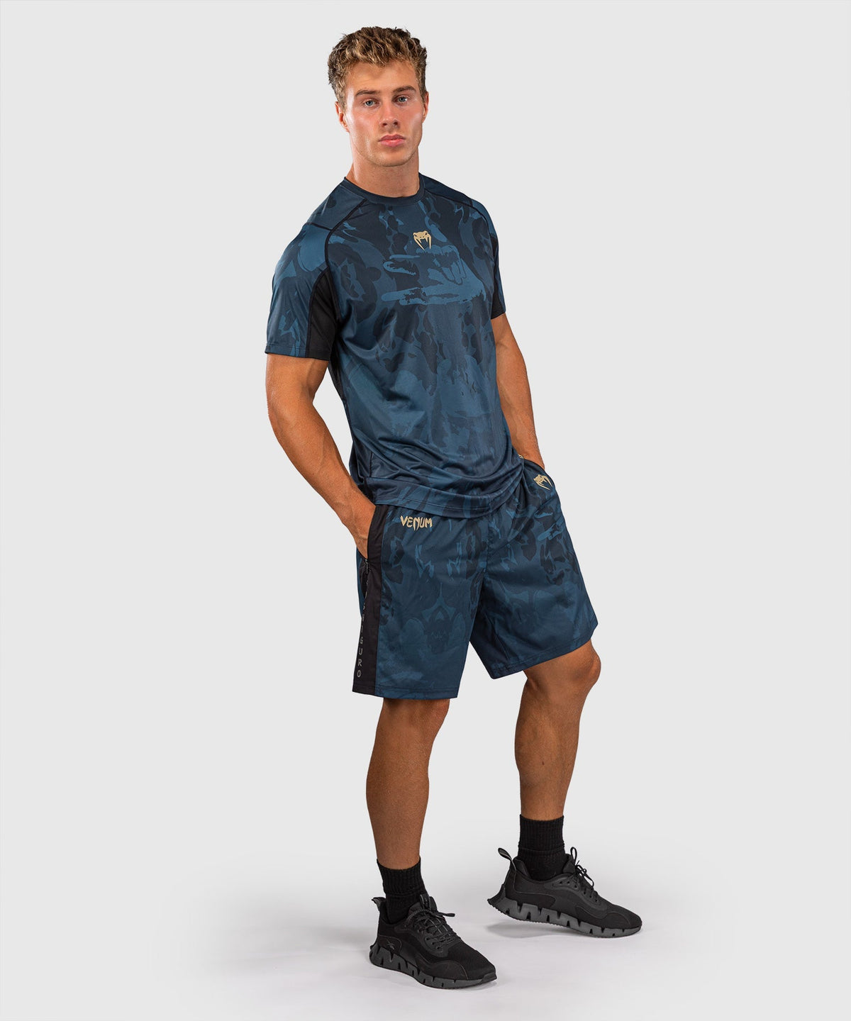 Venum T-Shirt Dry Tech Fushiguro Jujutsu Kaisen - Ozeanblau