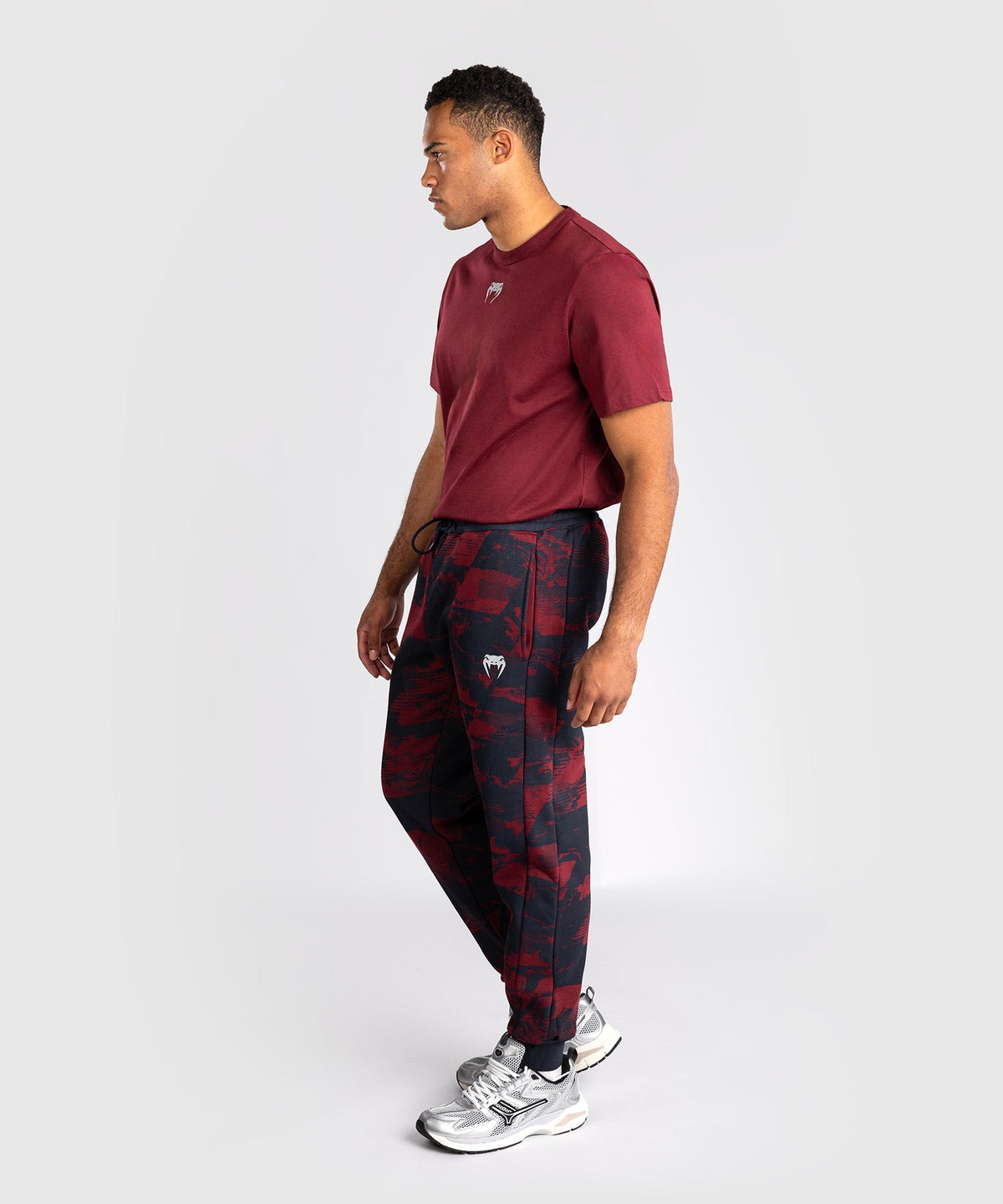 Venum UFC Trainingshose Zenith - Marineblau/Bordeaux/Silber