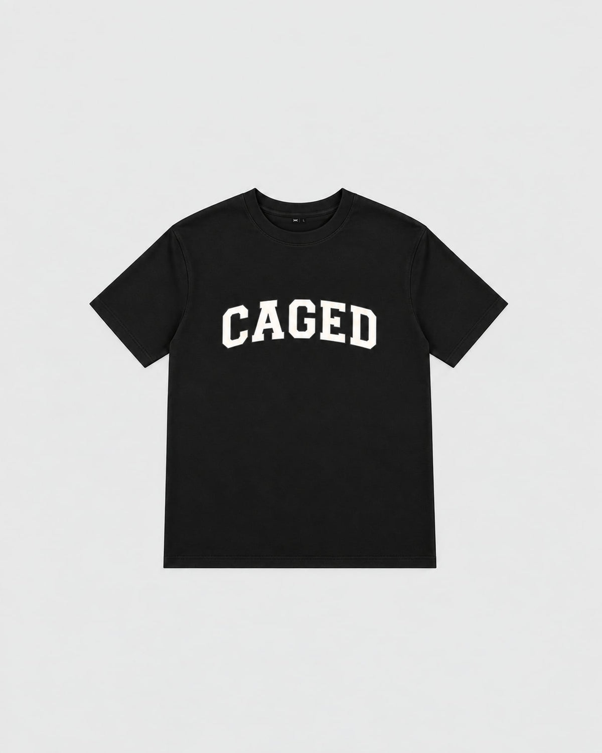 Caged T-Shirt Varsity - Schwarz