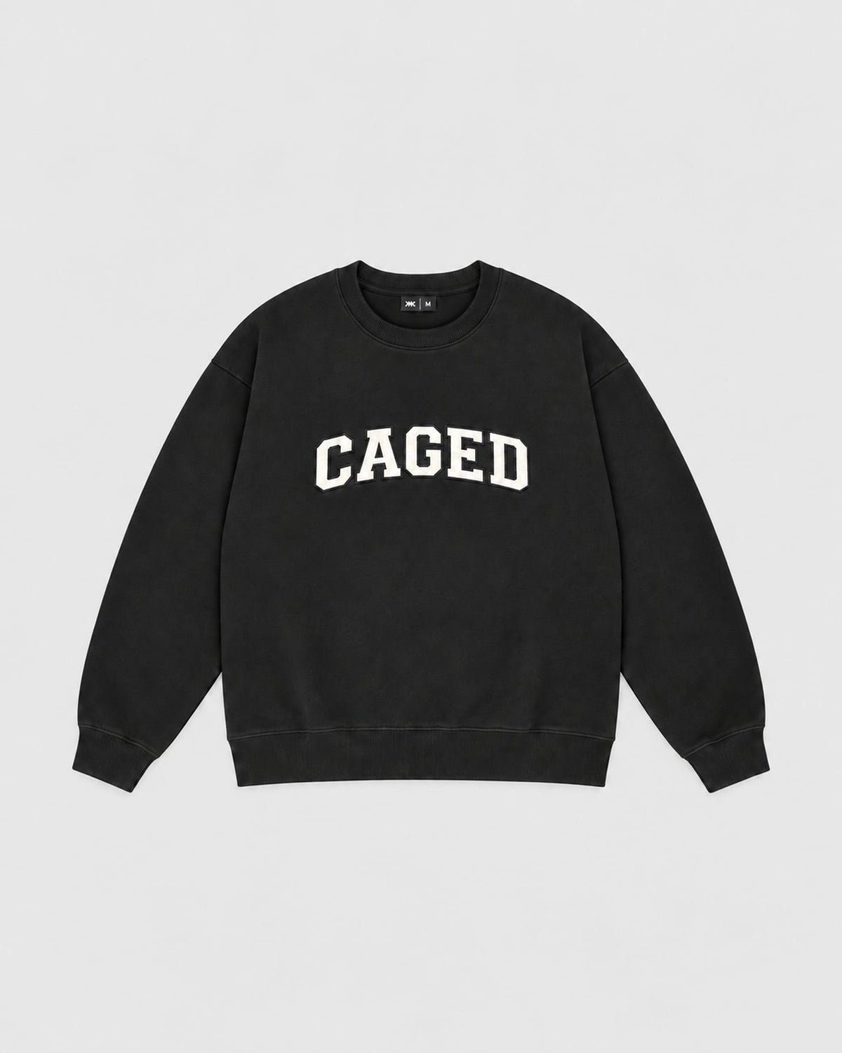 Caged Sweater Varsity - Schwarz