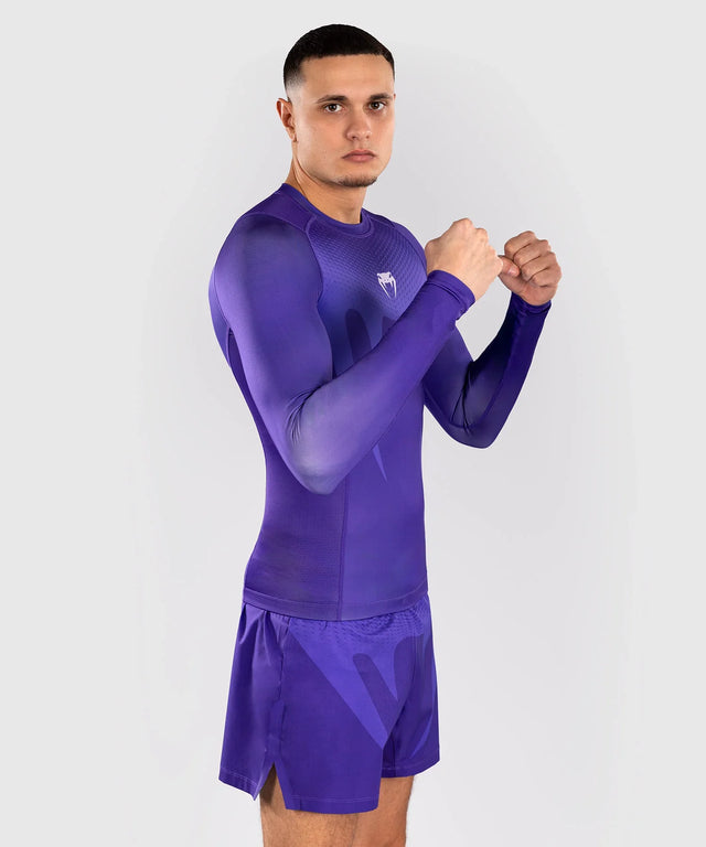 Venum No Gi Rashguard Langarm – Lila
