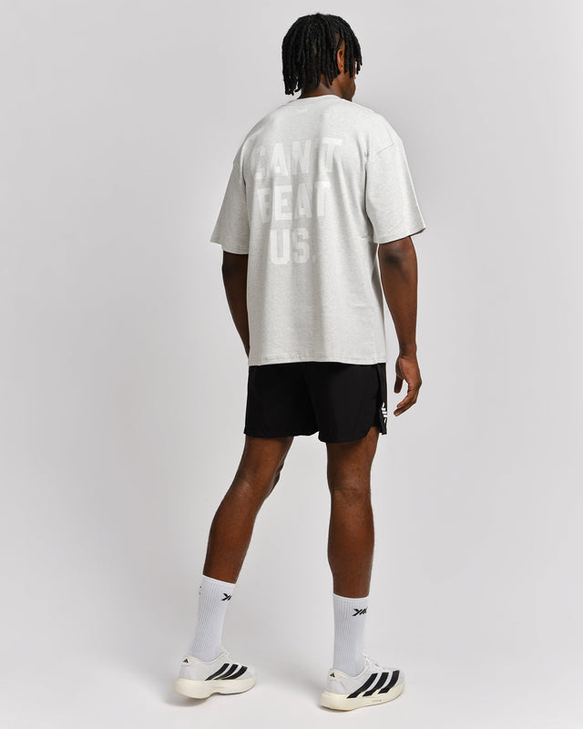 Caged T-Shirt „CBU” – Hellgrau