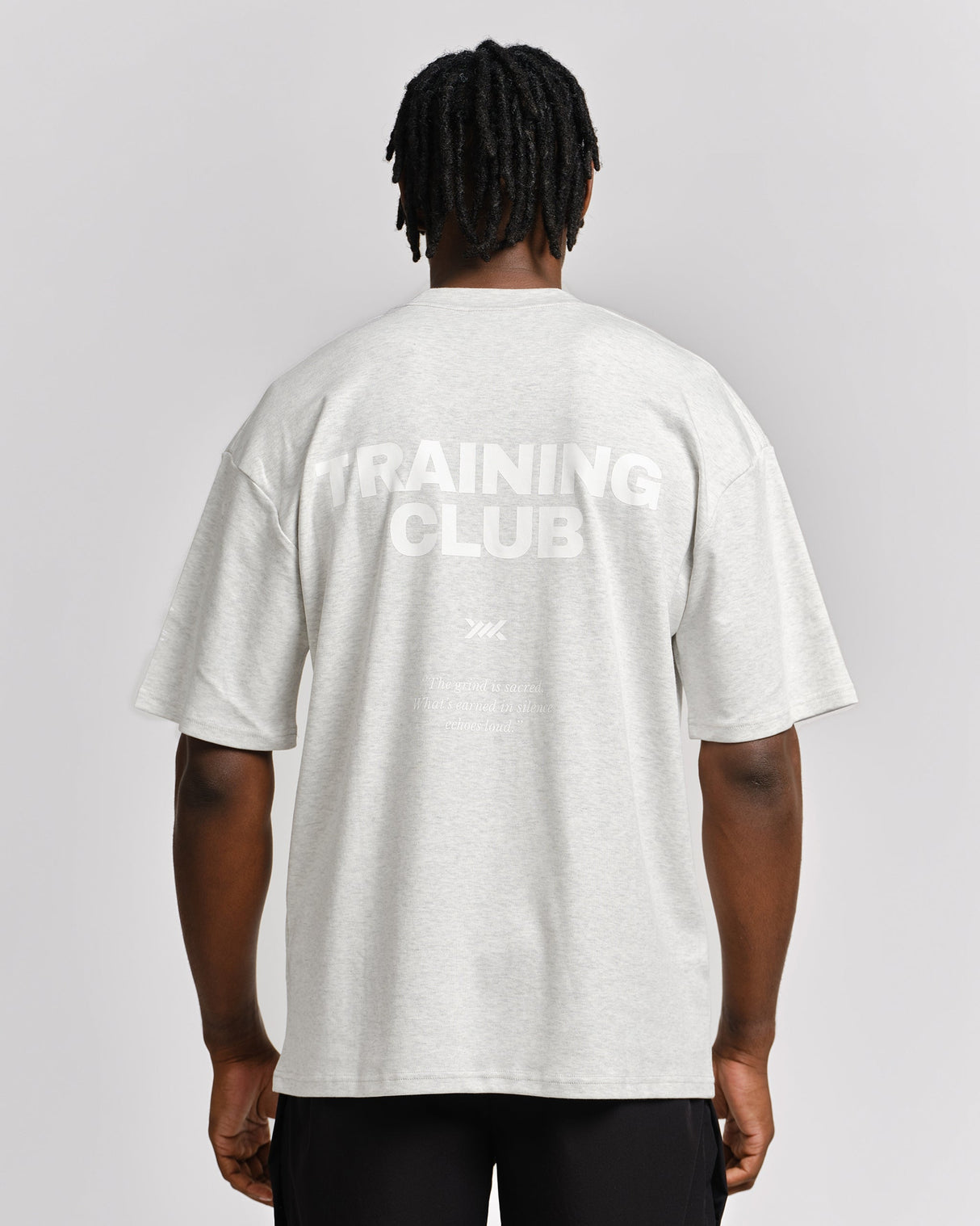 Caged T-Shirt Training Club – Hellgrau
