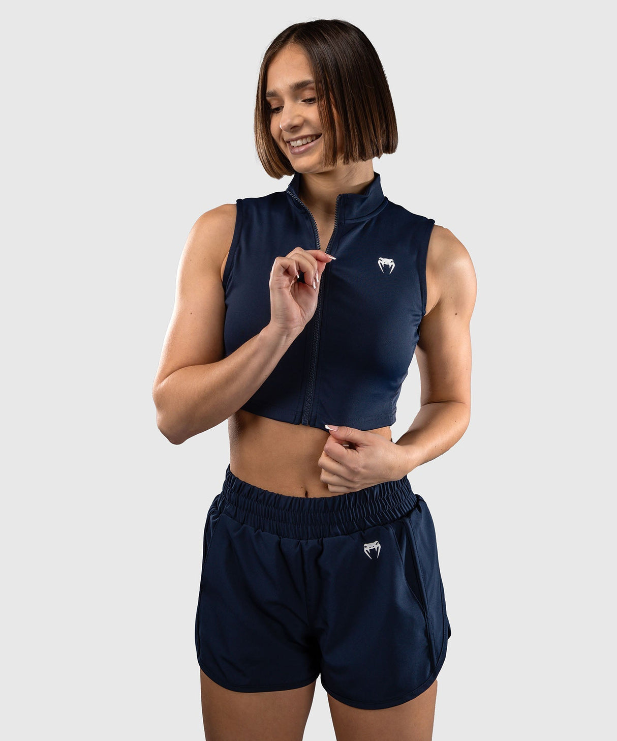 Venum Crop Top Sculpt Shape Damen - Marineblau