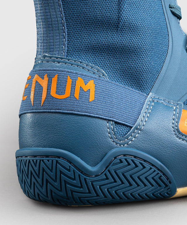 Venum Boxschuhe Elite Neo - Stahlblau/Orange