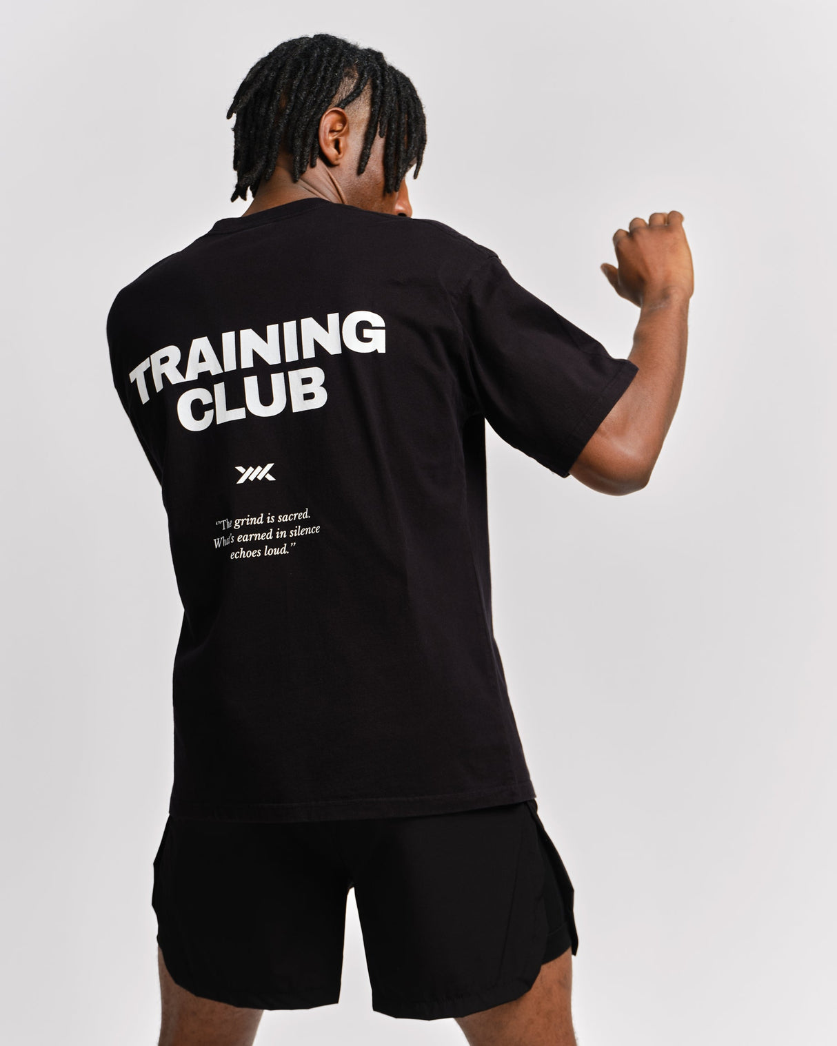 Caged T-Shirt Training Club – Schwarz