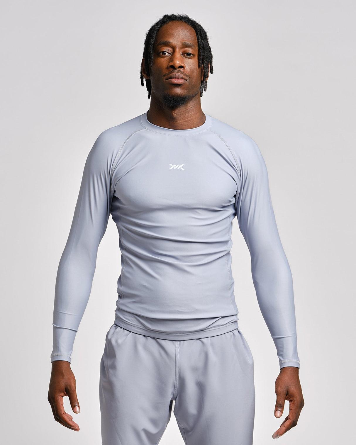 Caged Rashguard Tactical Langarm - Gunmetal Grey