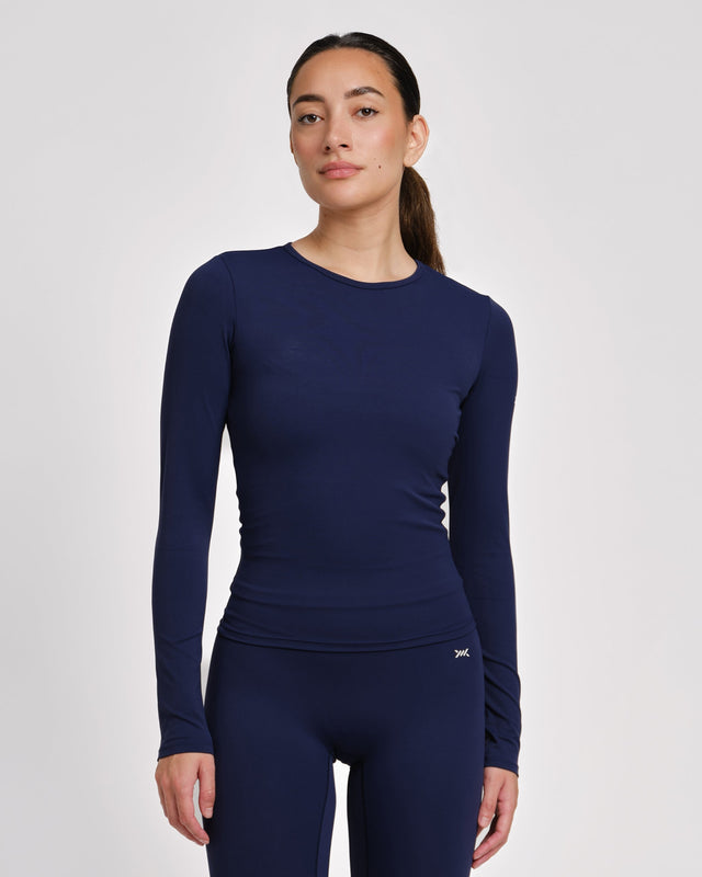 Caged Long Sleeves Aspire – Marineblau