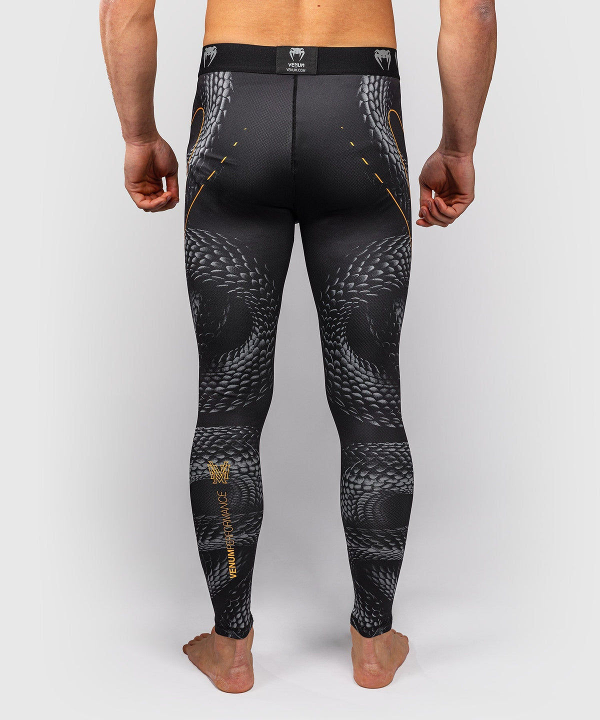 Venum Kompressionshose Matupa - Schwarz/Grau/Gold