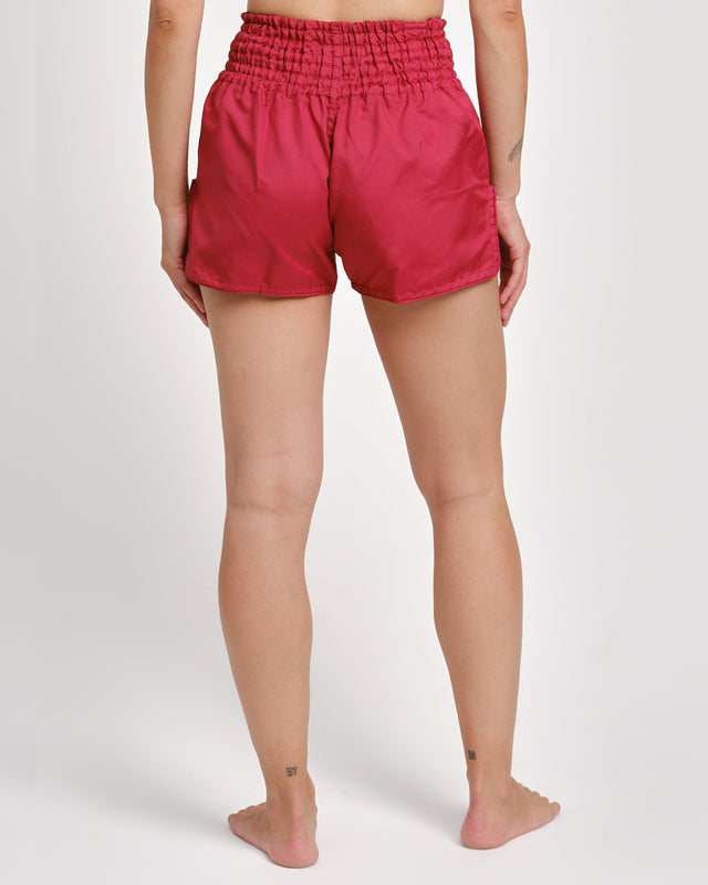 Caged Muay Thai Shorts Classic – Rot vrouw