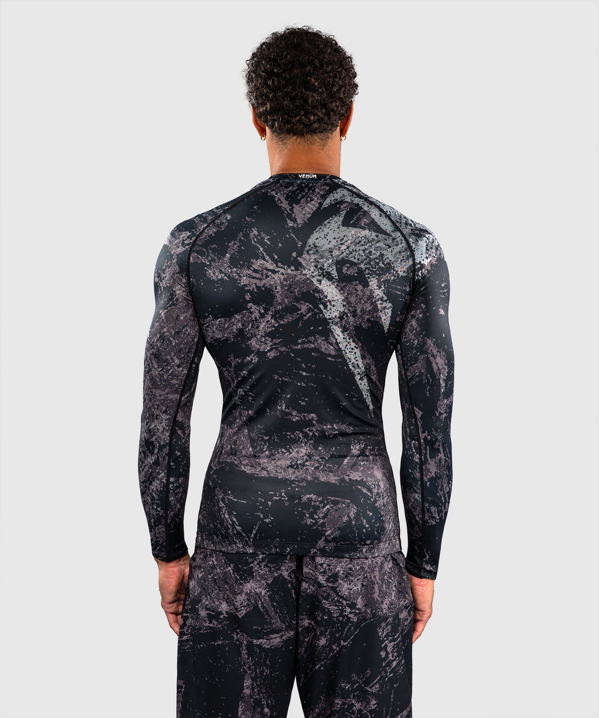 Venum Rashguard Rage & Workout Lange Ärmel – Schwarz/Grau
