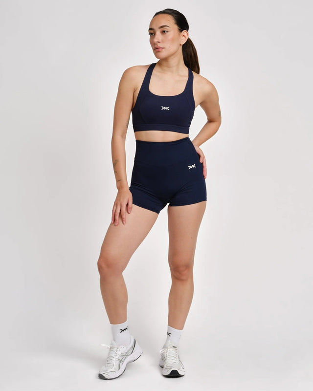 Caged Essential Shorts - Marineblau
