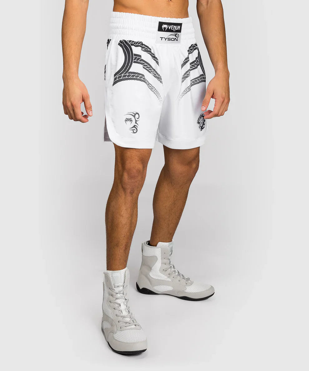 Venum x Mike Tyson Boxhosen Tiger – Weiss/Schwarz