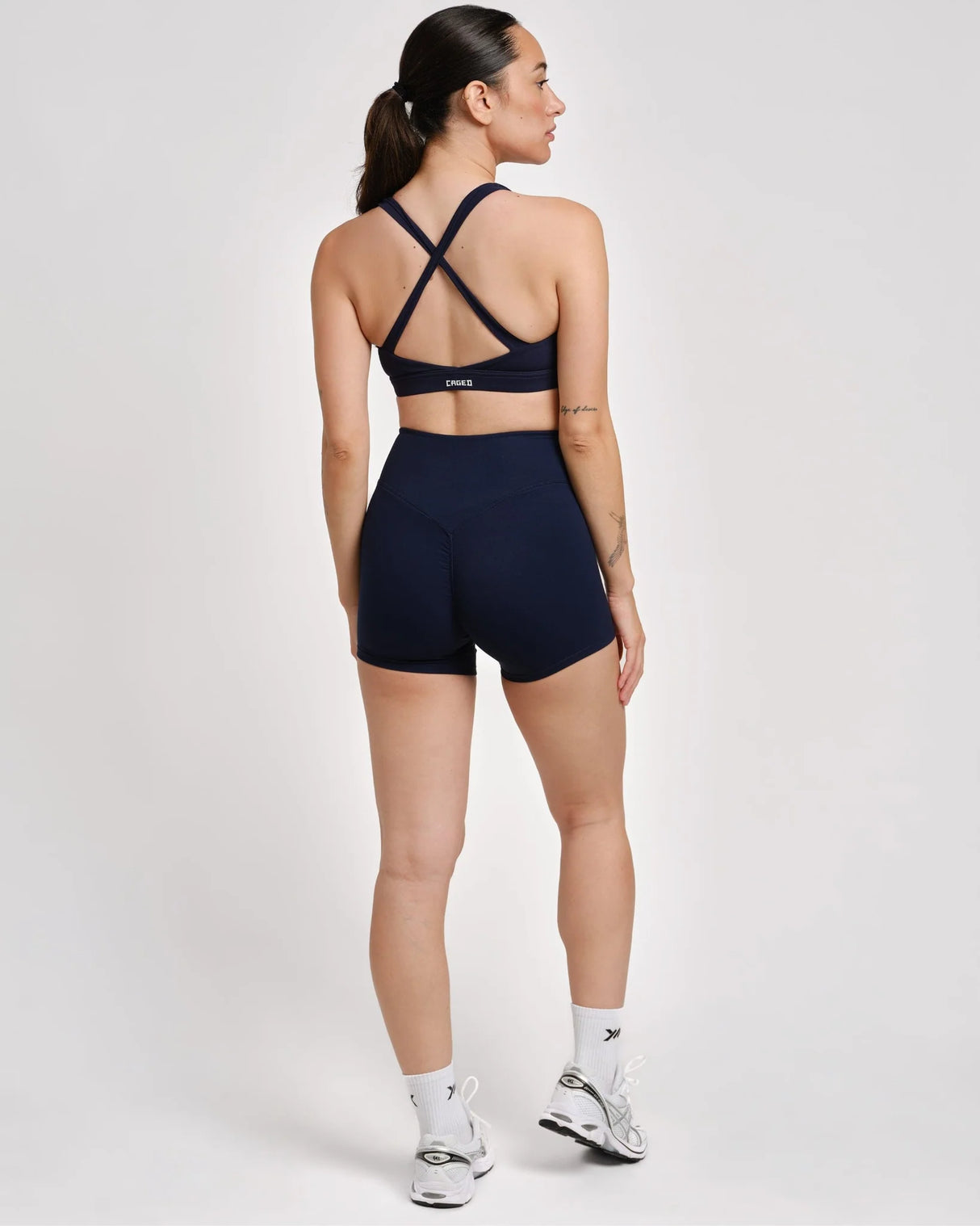 Caged Essential Shorts - Marineblau