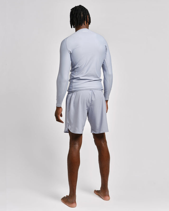 Caged Rashguard Tactical Langarm - Gunmetal Grey