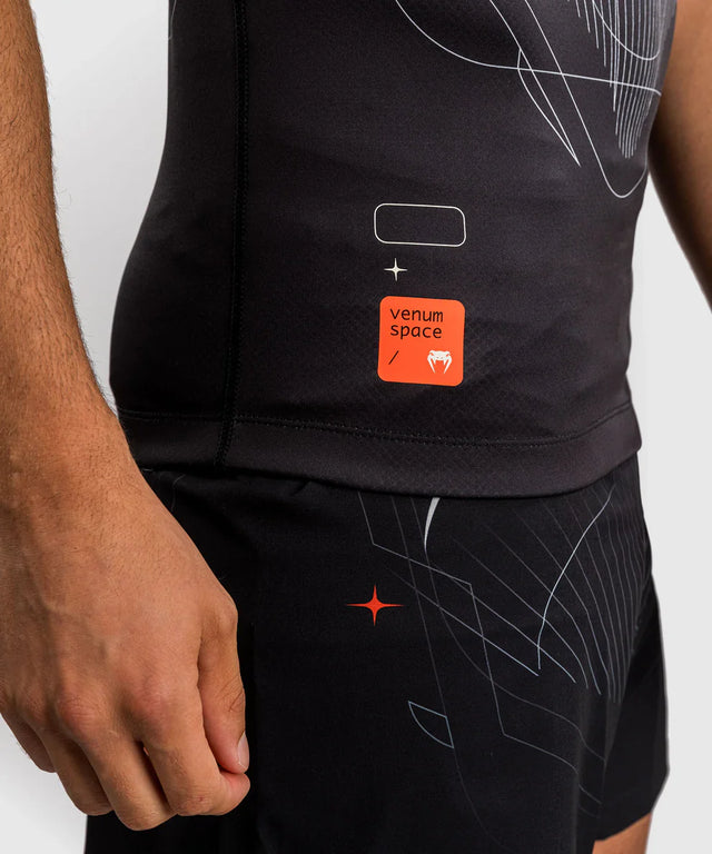Venum Rashguard Kurzarm Eclipse – Schwarz