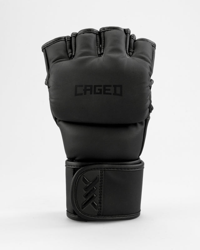 Caged MMA Handschuhe Shadow - Schwarz/Schwarz