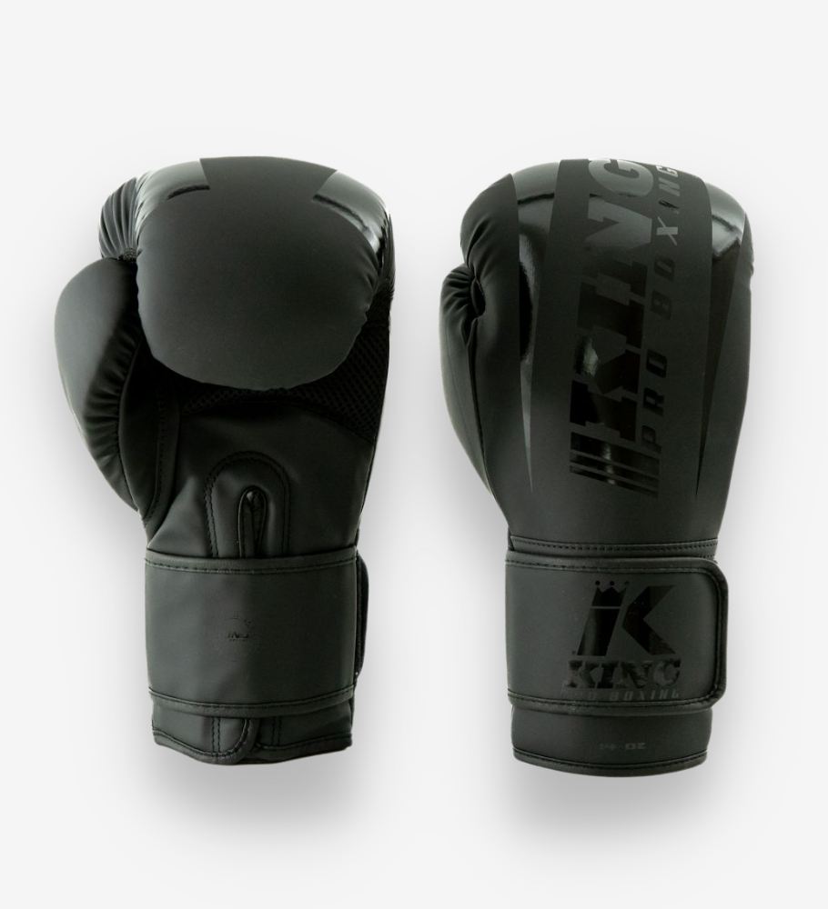 King Boxhandschuhe Revo - Schwarz/Schwarz - The Fight Company Deutschland