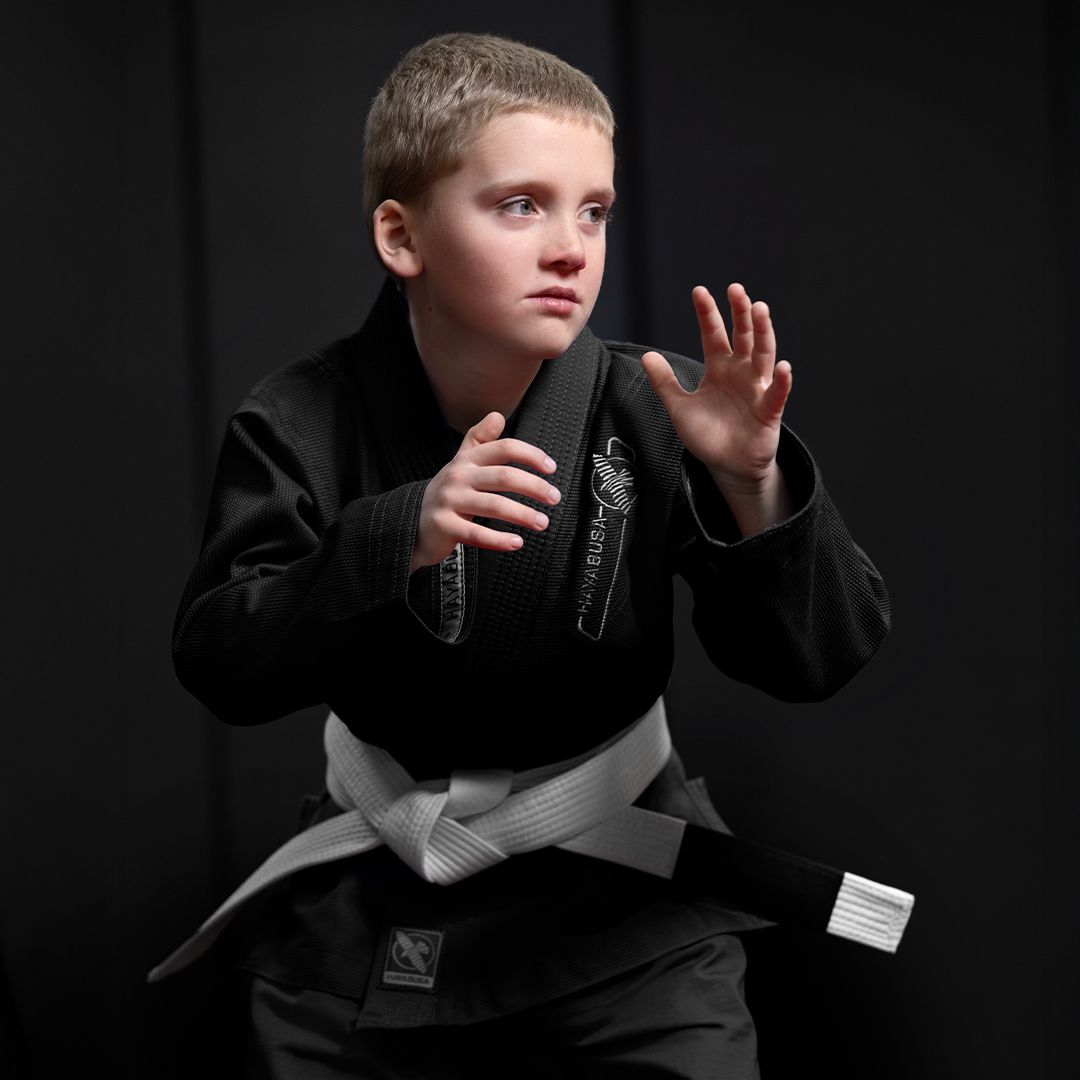 Hayabusa BJJ Gi Essential Kinder - Schwarz