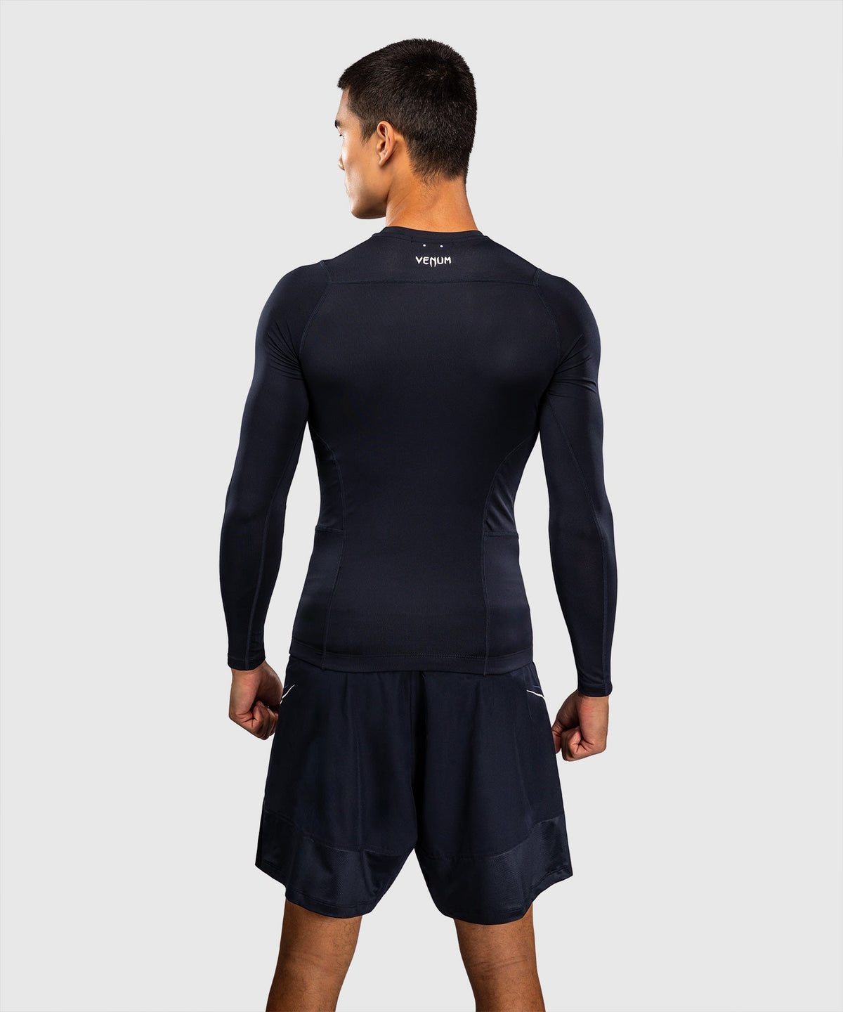 Venum Rashguard G-Core Lange Ärmel - Marineblau/Weiß