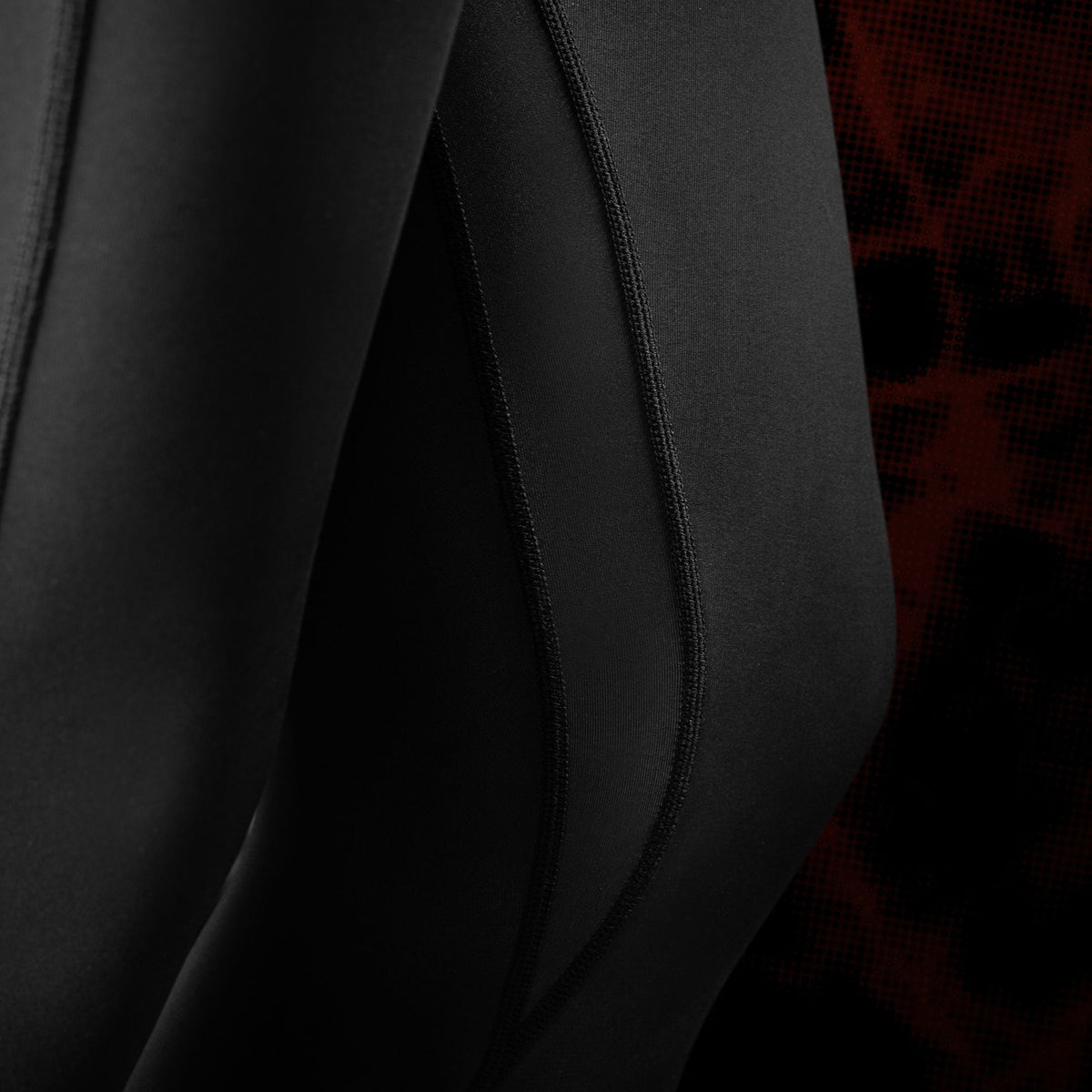 Hayabusa x UFC BJJ Leggings Damen - Schwarz/Rot