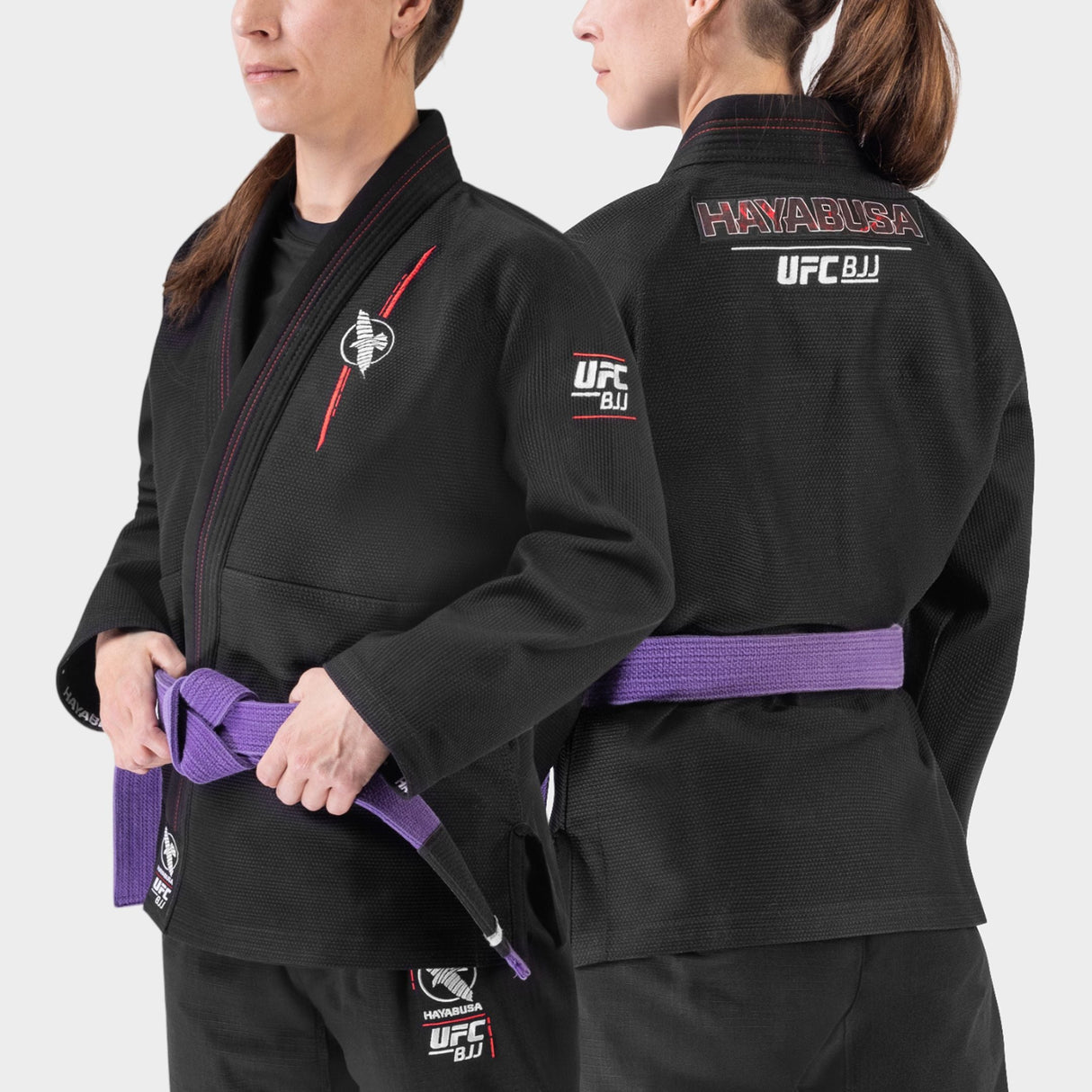 Hayabusa x UFC BJJ Gi Jacke Lightweight Damen - Schwarz