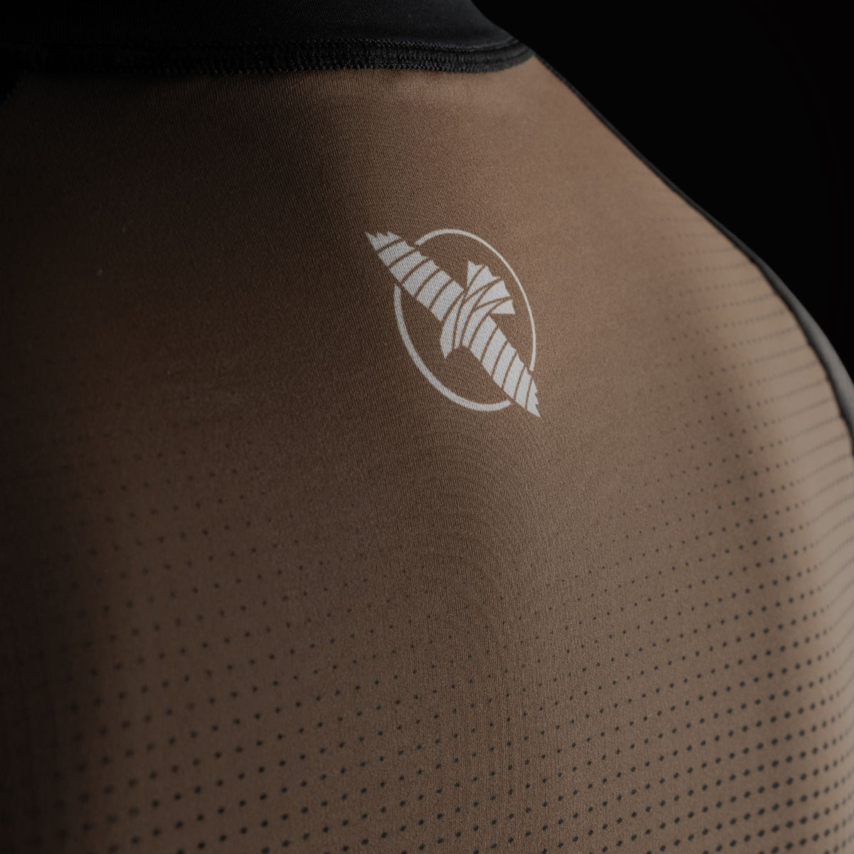 Hayabusa Rashguard Pro Ranked Kurzarm Damen - Braun