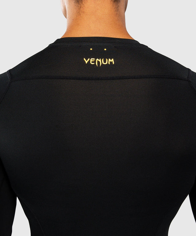 Venum Rashguard G-Core Lange Ärmel - Schwarz/Gold