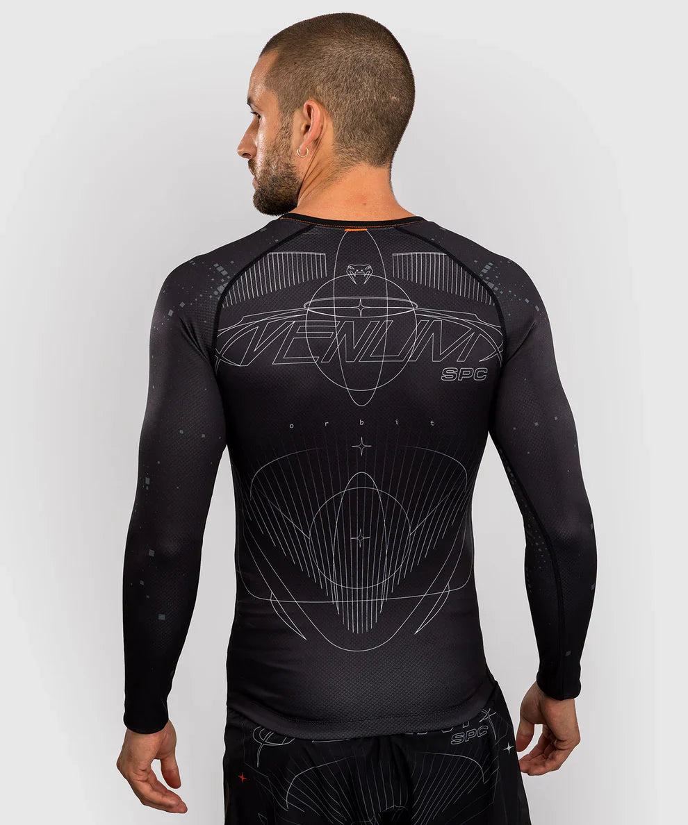 Venum Rashguard Langarm Eclipse – Schwarz