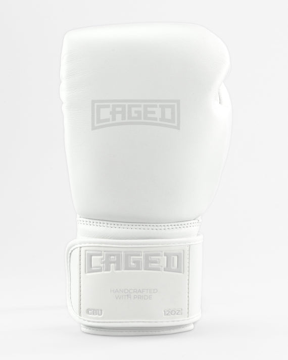 Caged Boxhandschuhe 'X' Series - Weiss/Weiss