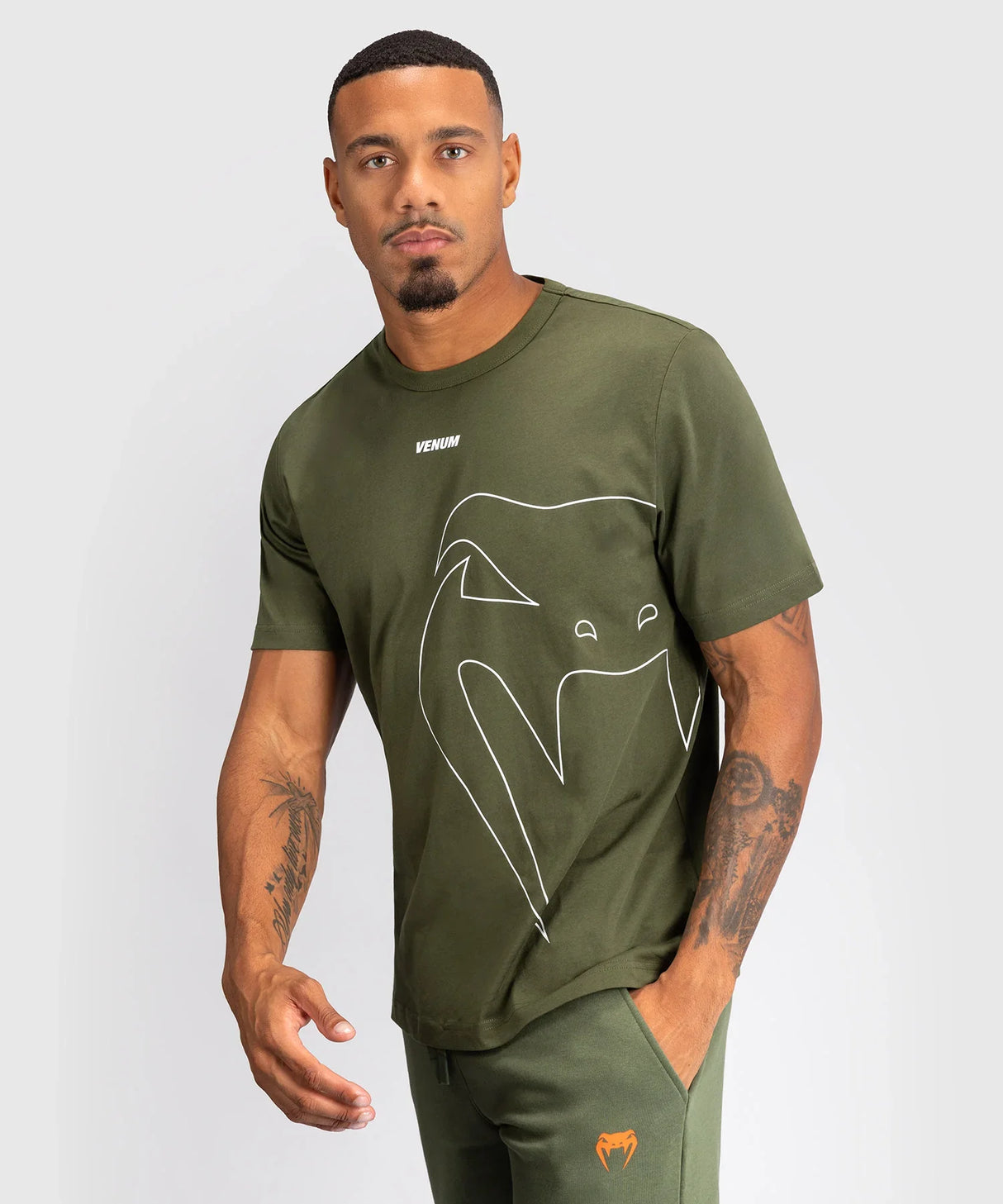 Venum T-Shirt Giant Connect – Armeegrün