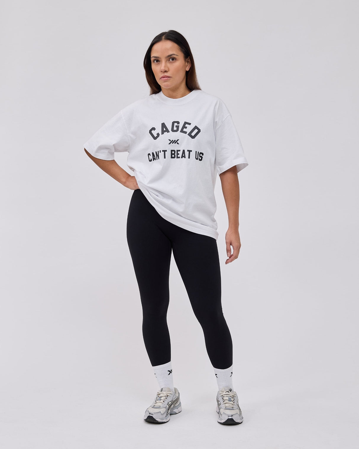 Caged Club T-shirt - Weiss