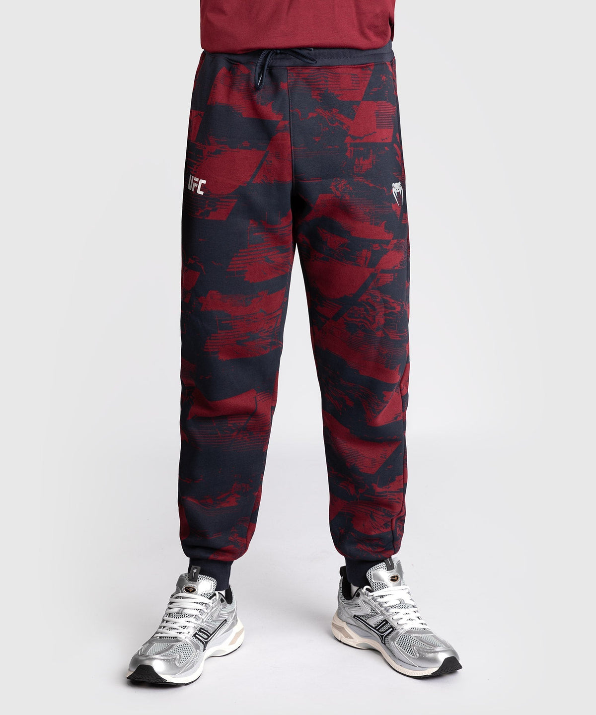 Venum UFC Trainingshose Zenith - Marineblau/Bordeaux/Silber