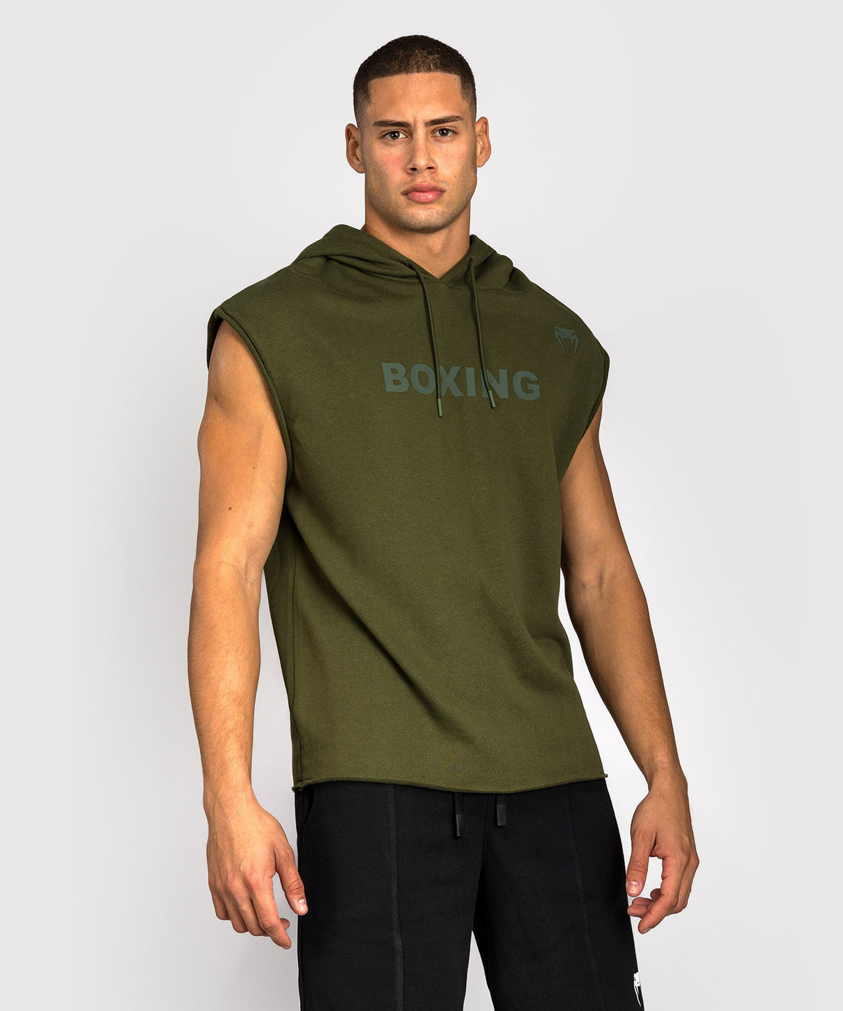 Venum Hoodie Ärmellos Boxing VT - Militärgrün
