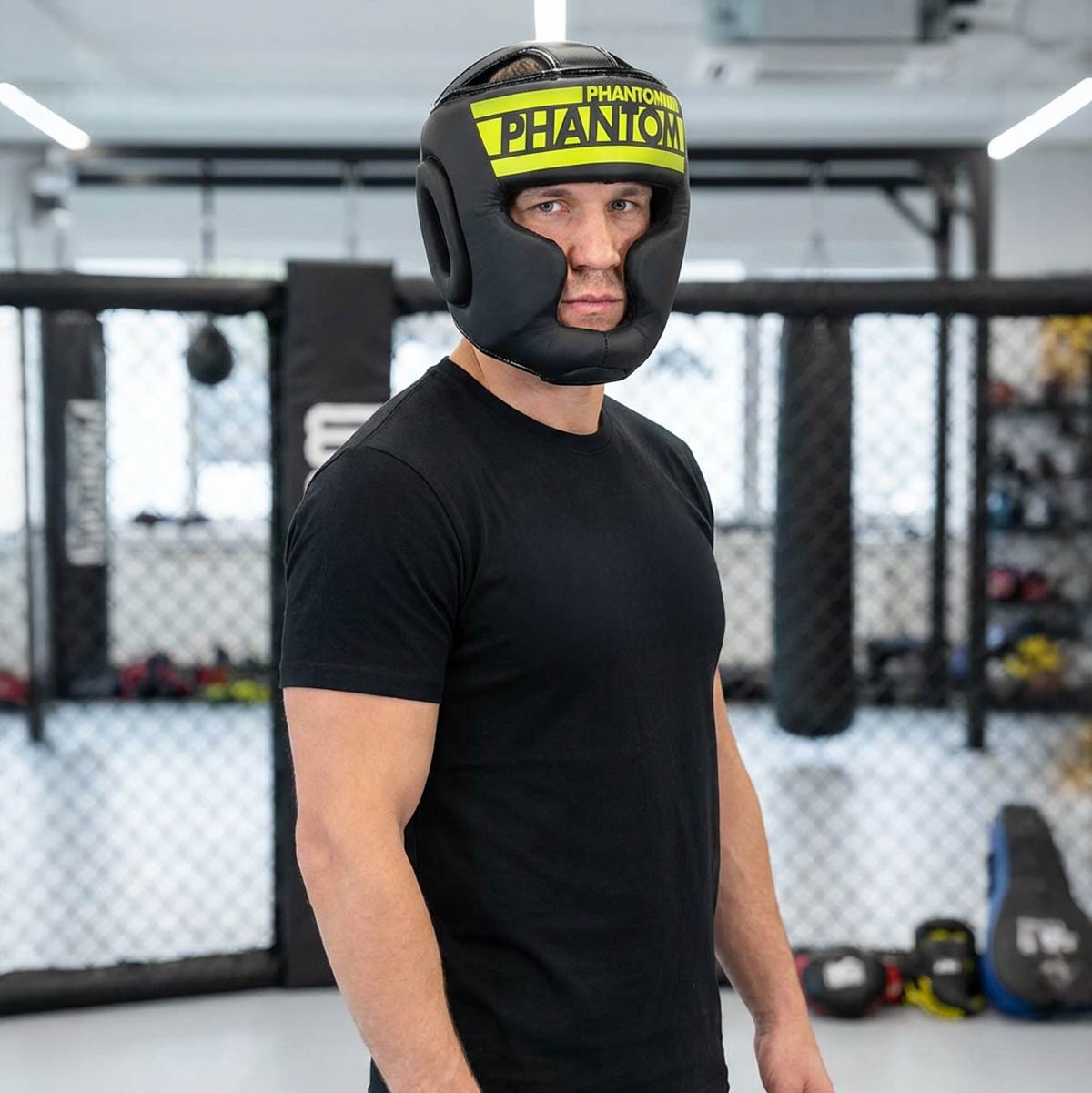 Phantom Athletics Kopfschutz Apex Full Face - Schwarz/Neon