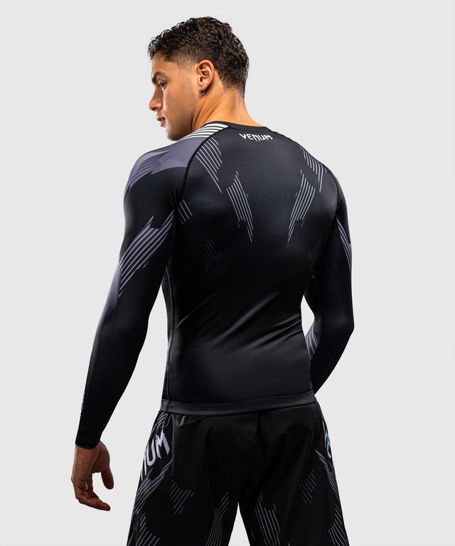 Venum Rashguard No-Gi 6.0 Lange Ärmel - Schwarz/Weiß