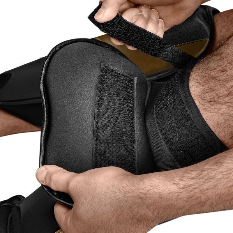 Hayabusa Schienbeinschoner T3 Full - Schwarz/Gold