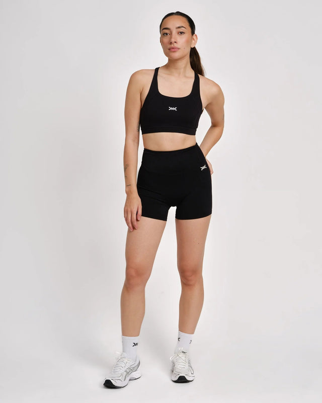 Caged Essential Shorts - Schwarz