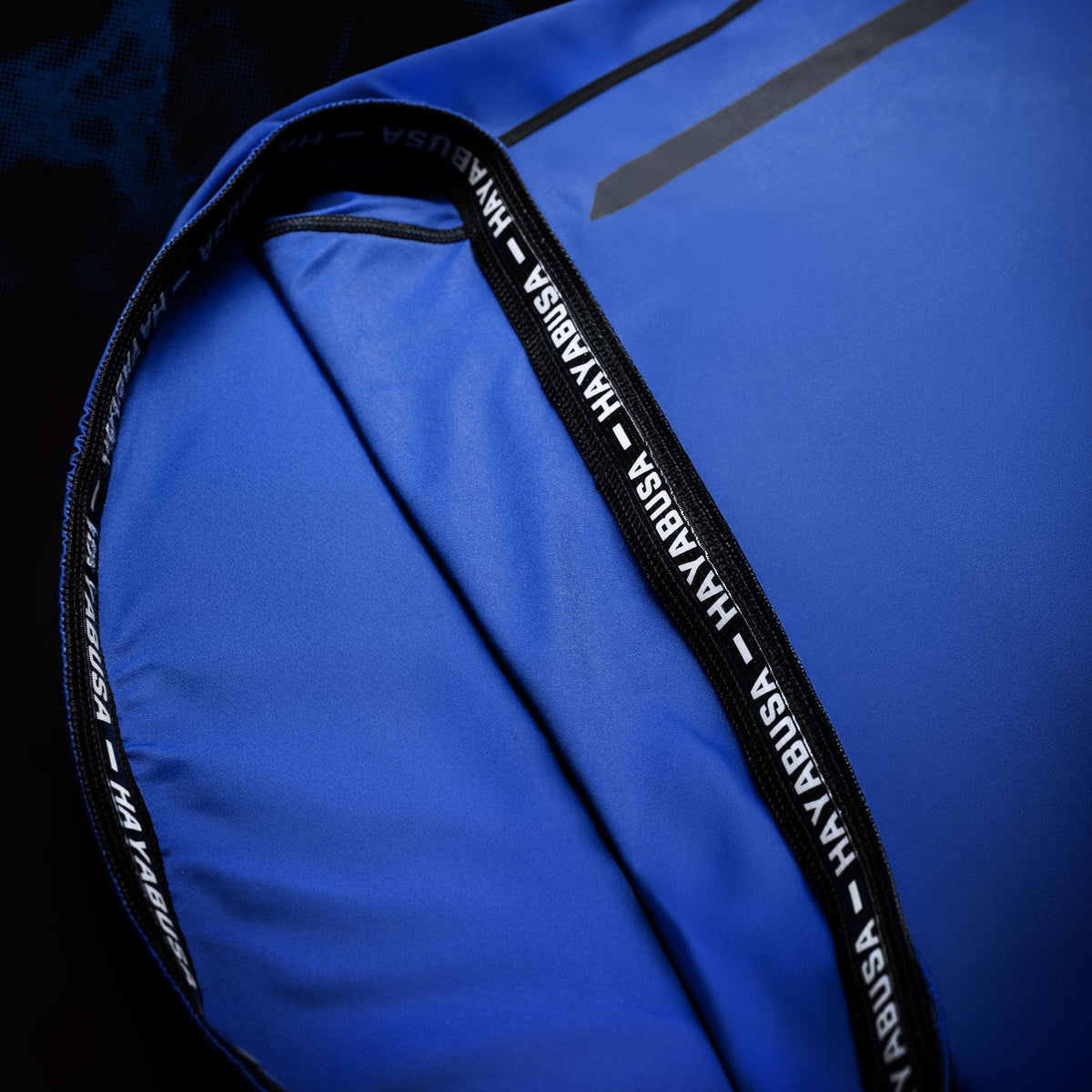 Hayabusa x UFC BJJ Rashguard Kurzarm - Schwarz/Blau