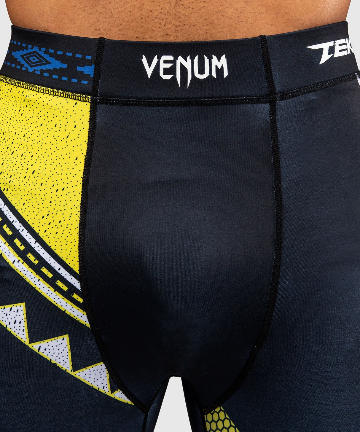 Venum Spats TEKKEN 8 King Schwarz/Gelb