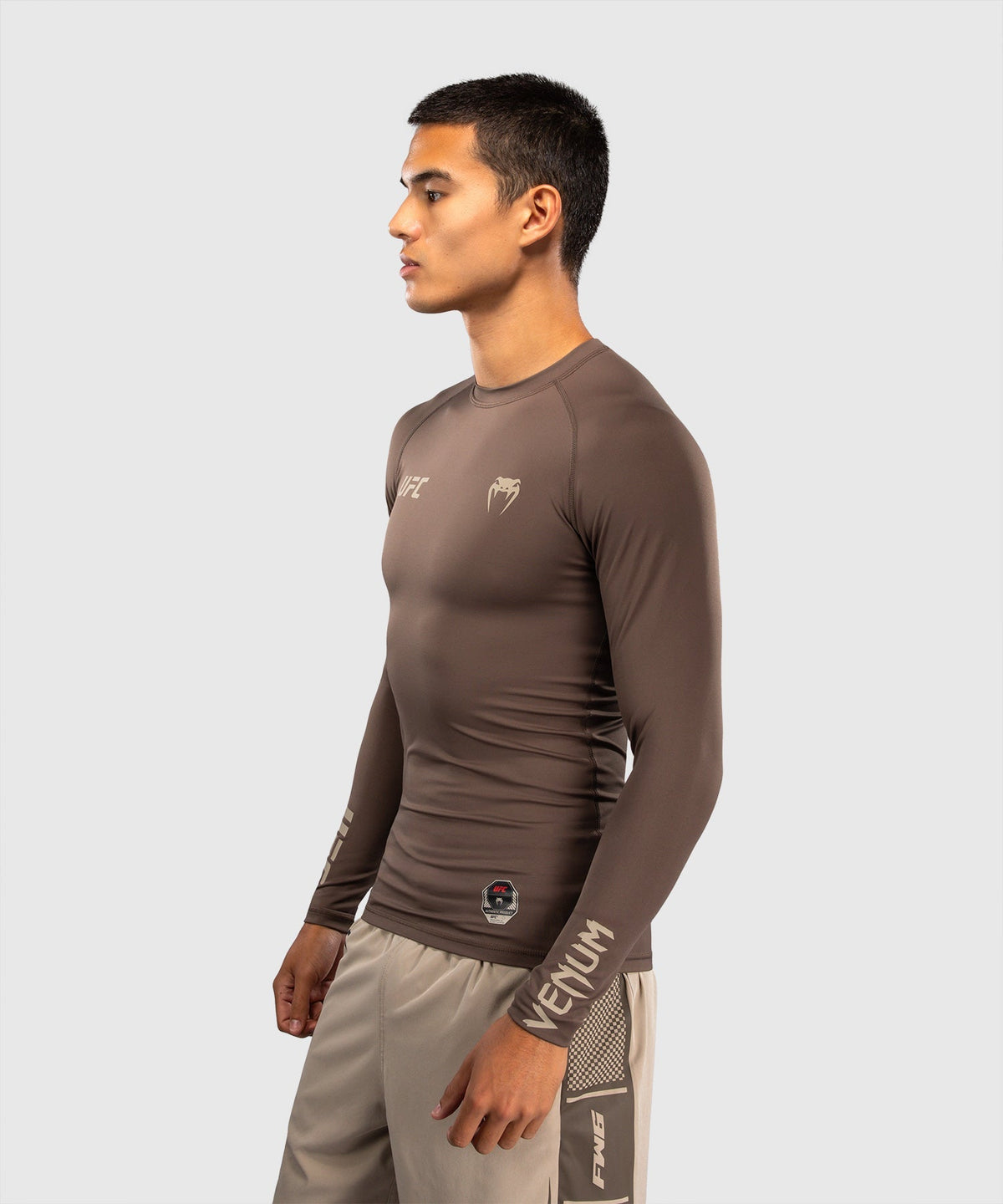Venum UFC Rashguard Unity Lange Ärmel - Braun