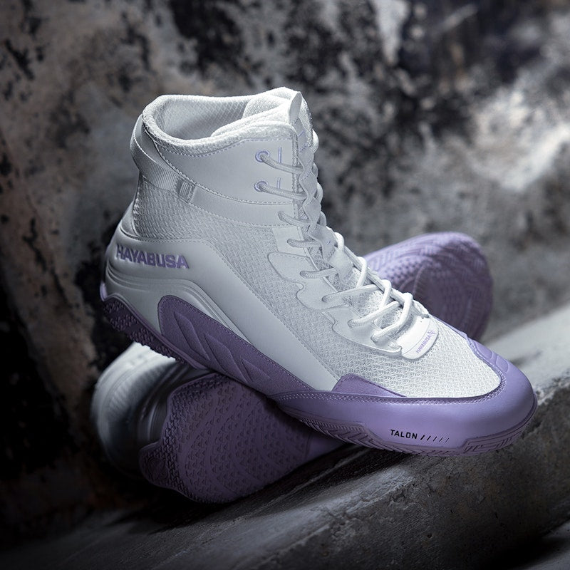 Hayabusa Boxschuhe Talon - Weiss/Lavendel